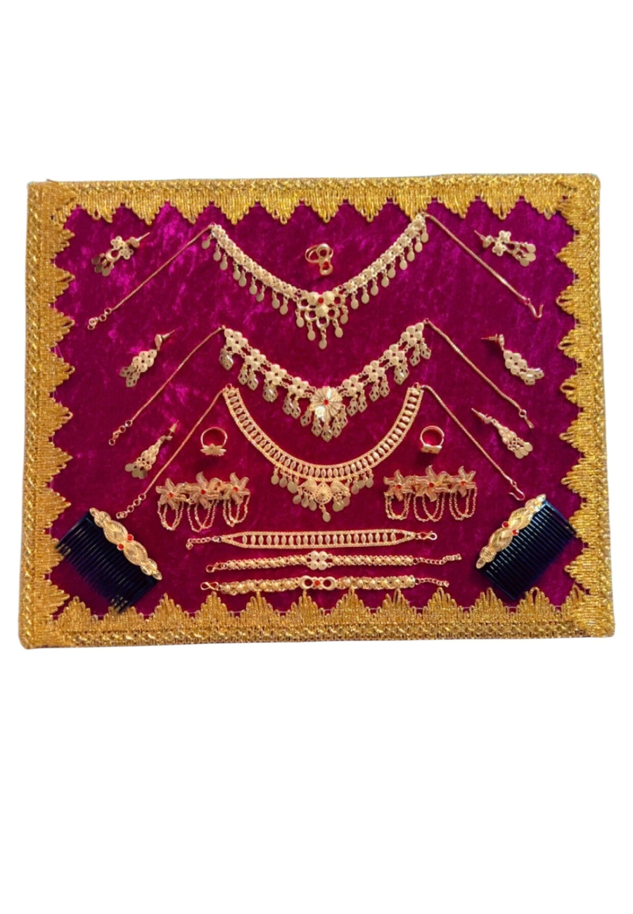 panneau+ bijoux plaque or