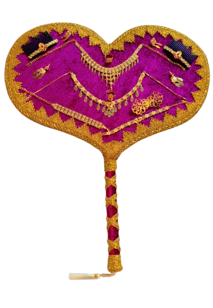 panneau + bijoux plaque or