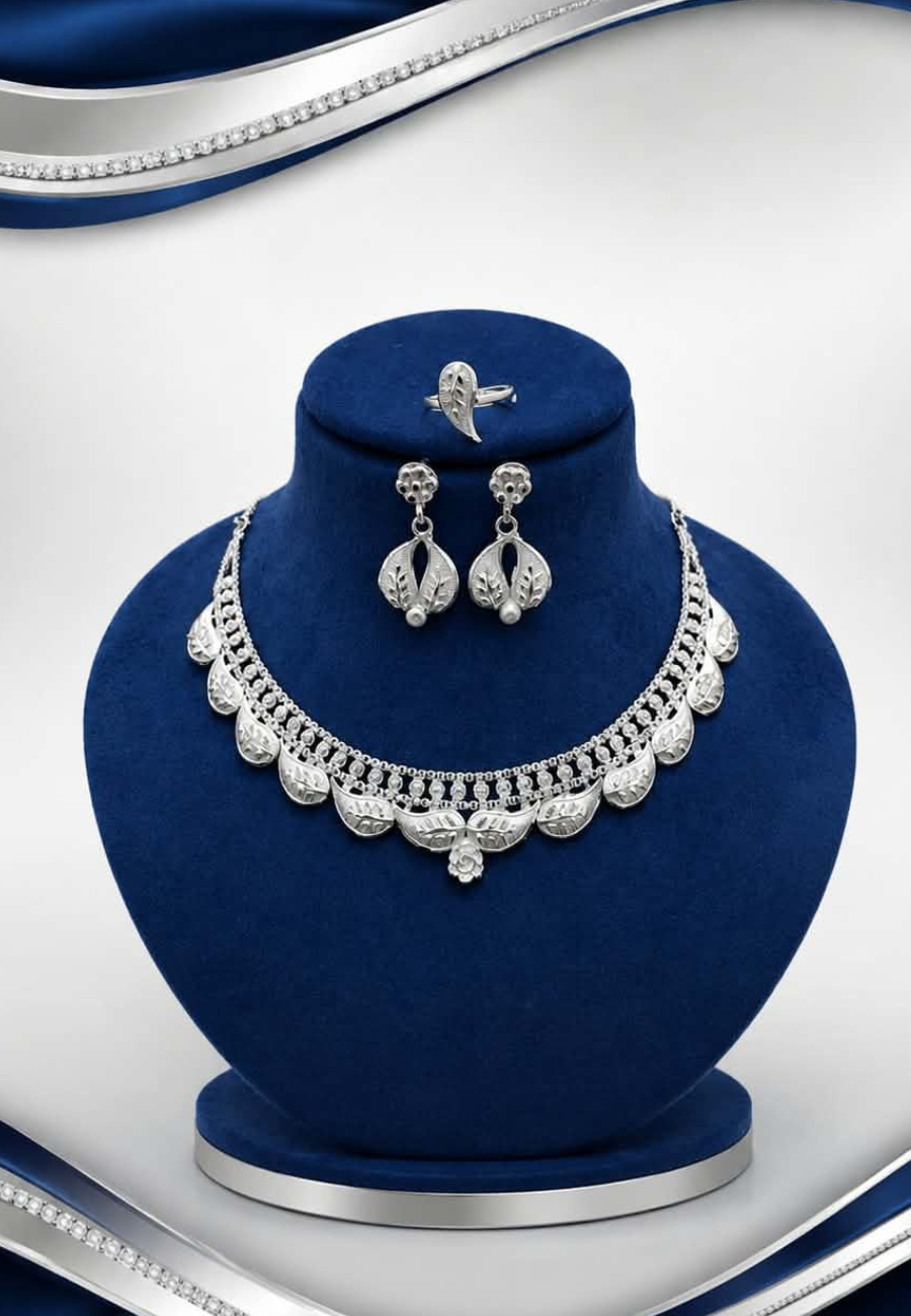 ensemble de bijoux plaqué argent