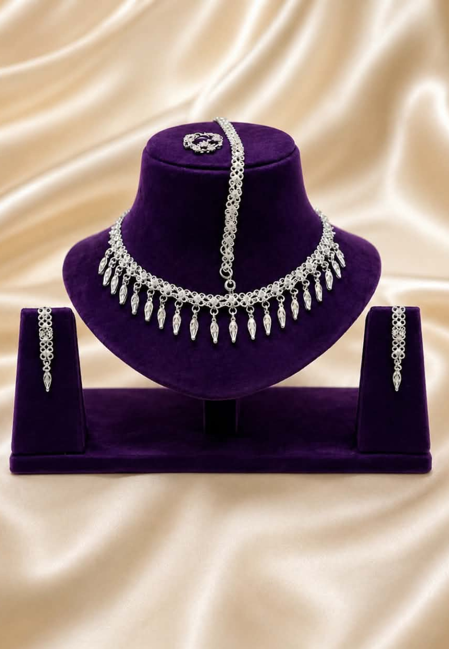Ensemble de bijoux plaqué argent
