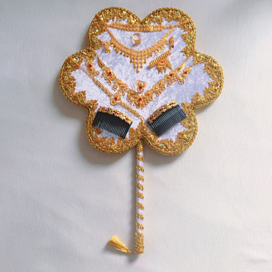 panneaux fleurs + bijoux plaqué or